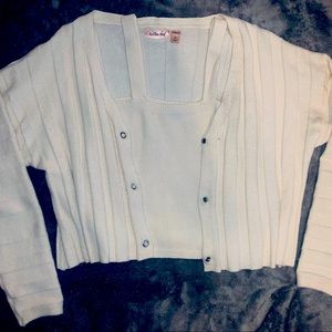 Super cozy sweater and tank set!